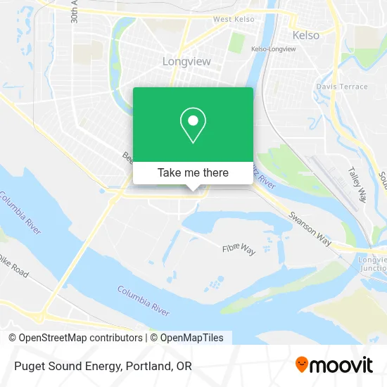 Puget Sound Energy map