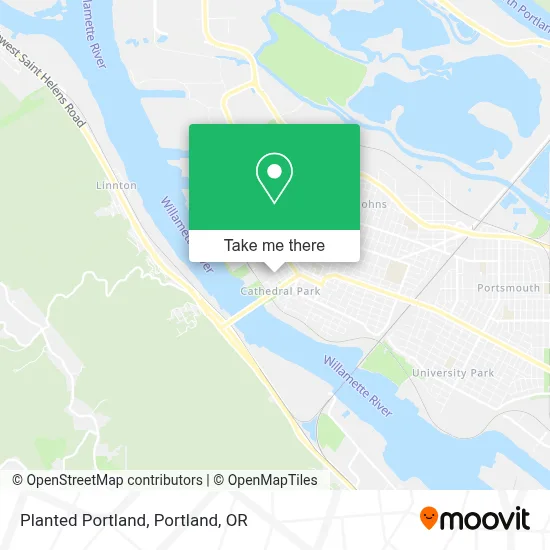 Planted Portland map