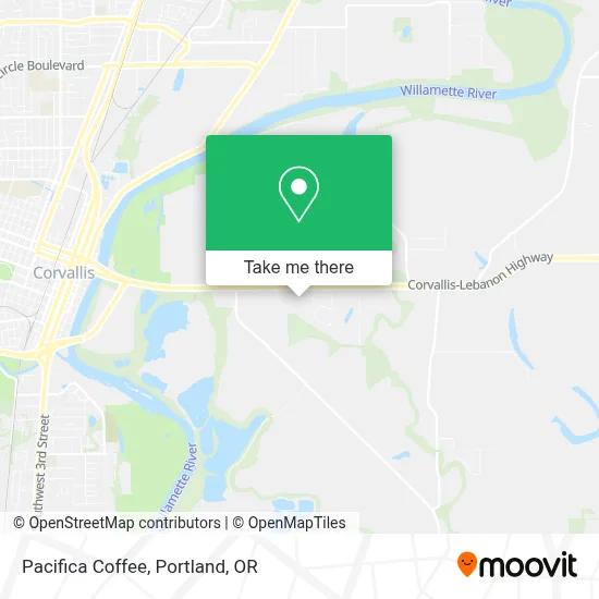 Pacifica Coffee map