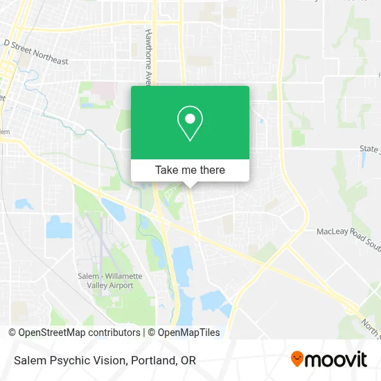 Salem Psychic Vision map