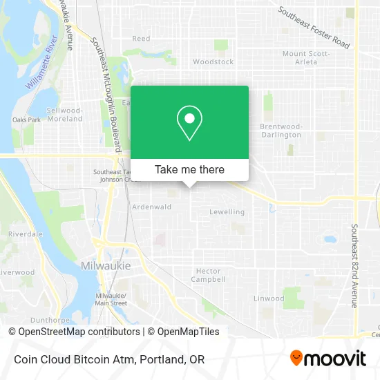 Coin Cloud Bitcoin Atm map