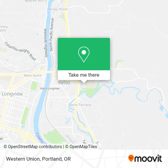 Western Union map