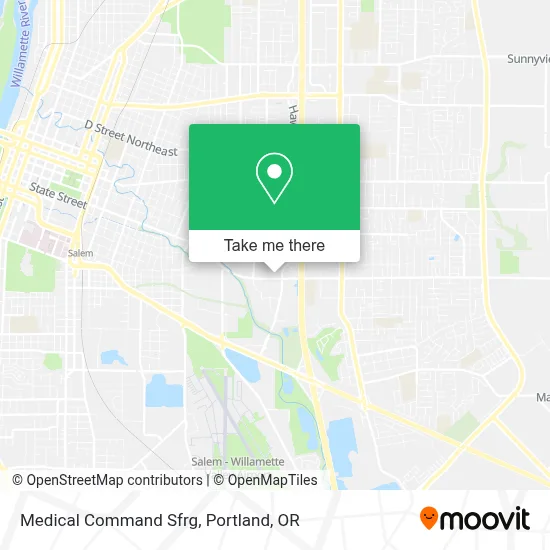 Medical Command Sfrg map