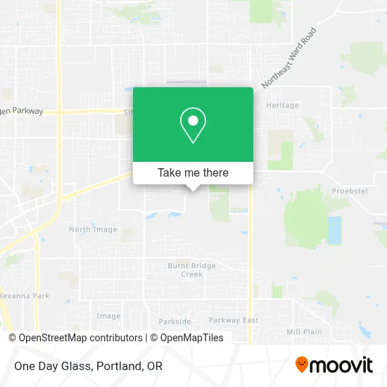 One Day Glass map
