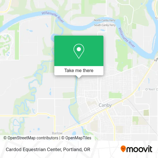 Cardod Equestrian Center map