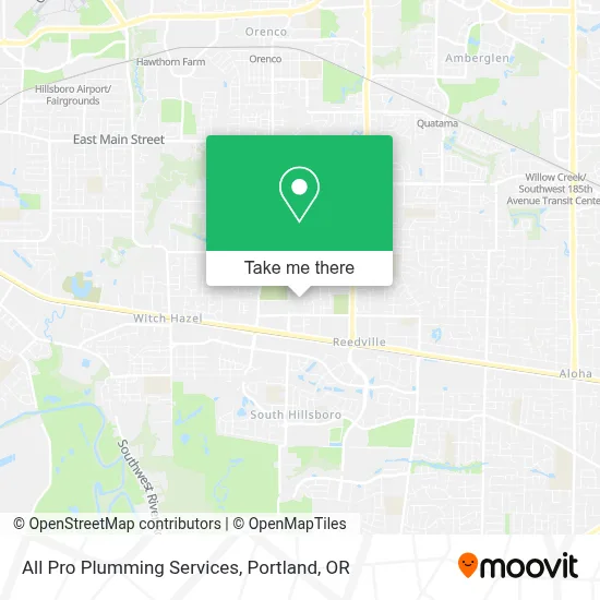 All Pro Plumming Services map