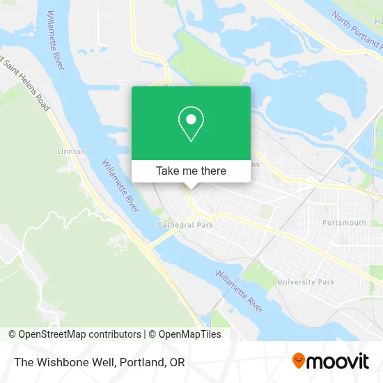 The Wishbone Well map
