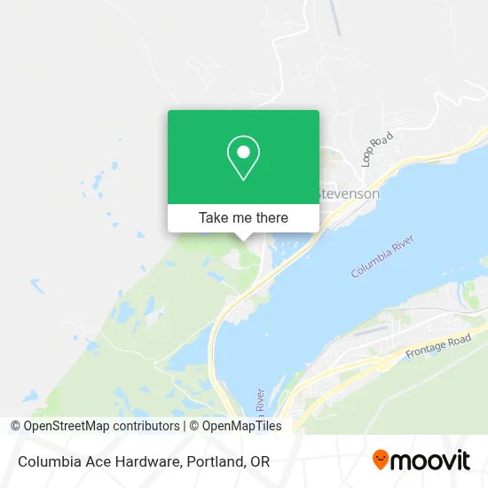 Columbia Ace Hardware map
