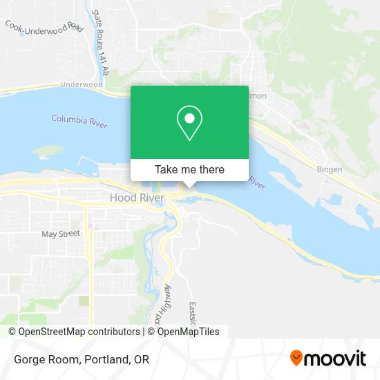 Gorge Room map