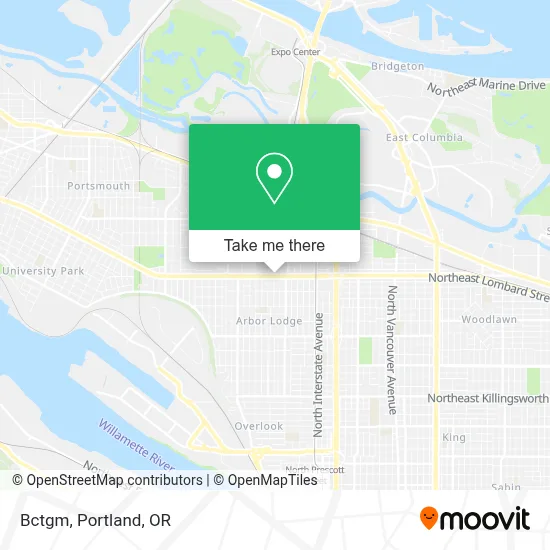 Bctgm map