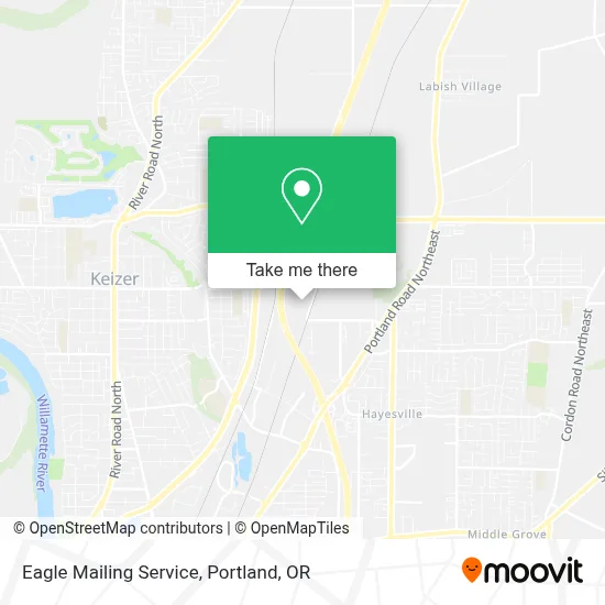 Eagle Mailing Service map
