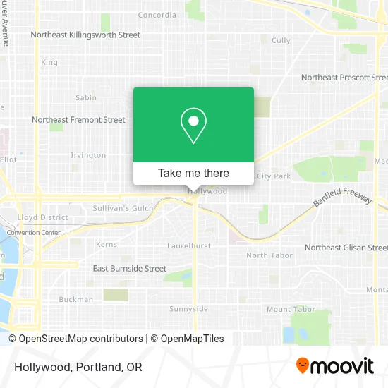 Hollywood map