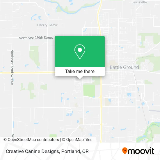 Creative Canine Designs map