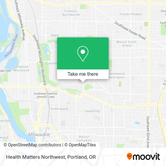 Health Matters Northwest map