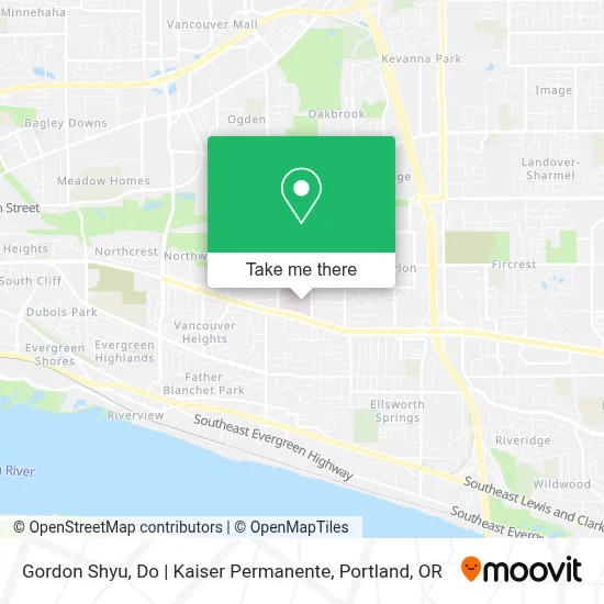 Gordon Shyu, Do | Kaiser Permanente map
