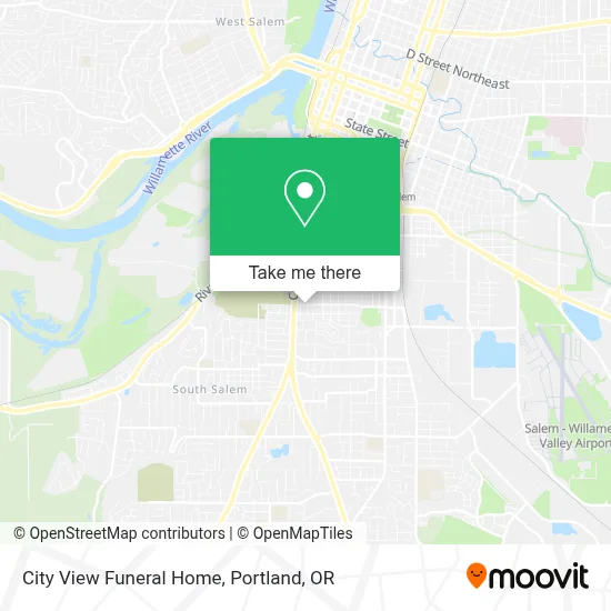 City View Funeral Home map