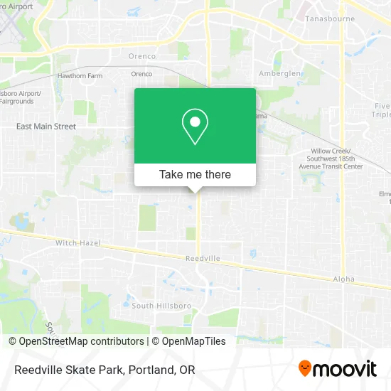 Reedville Skate Park map