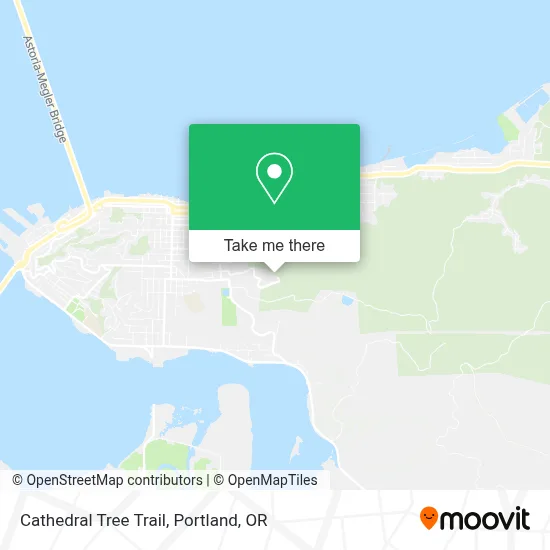 Cathedral Tree Trail map