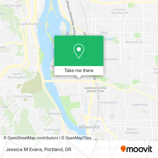 Jessica M Evans map