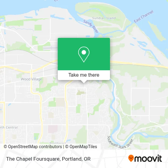 The Chapel Foursquare map