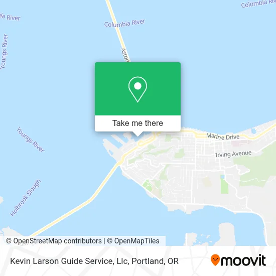 Kevin Larson Guide Service, Llc map
