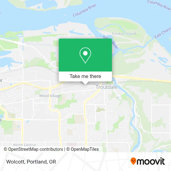 Wolcott map