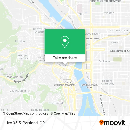 Live 95.5 map