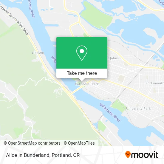 Alice In Bunderland map