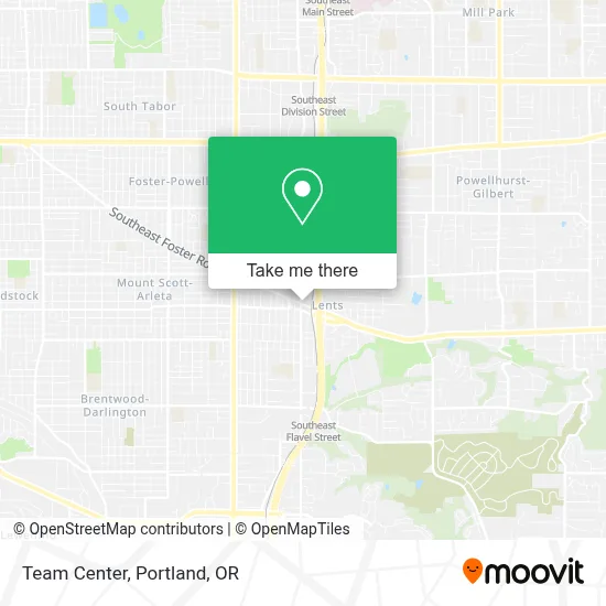 Team Center map