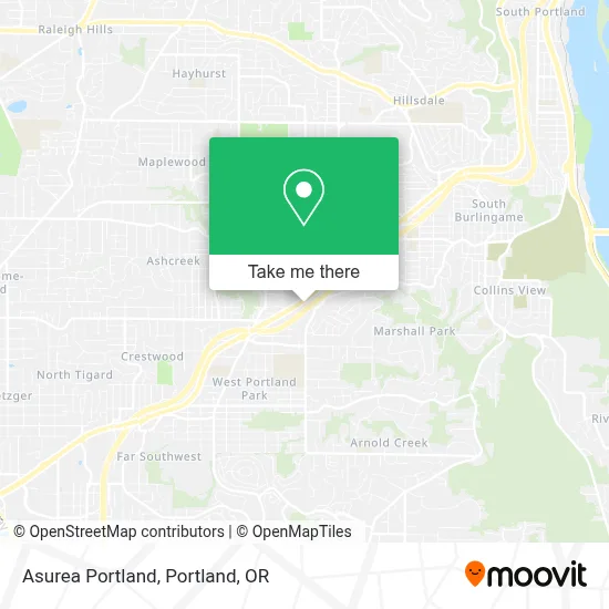 Asurea Portland map