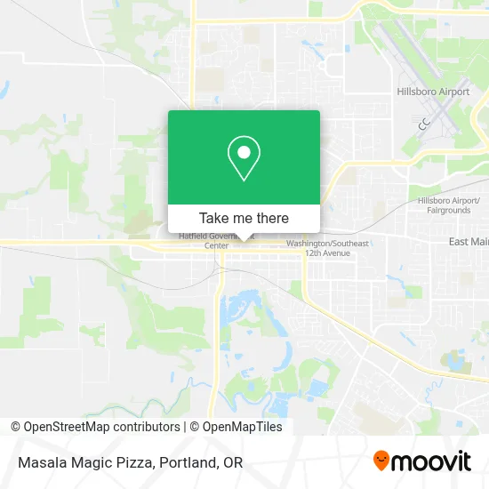 Masala Magic Pizza map