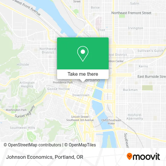Johnson Economics map