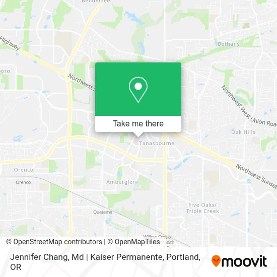 Jennifer Chang, Md | Kaiser Permanente map