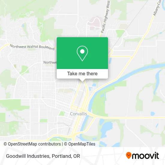 Goodwill Industries map