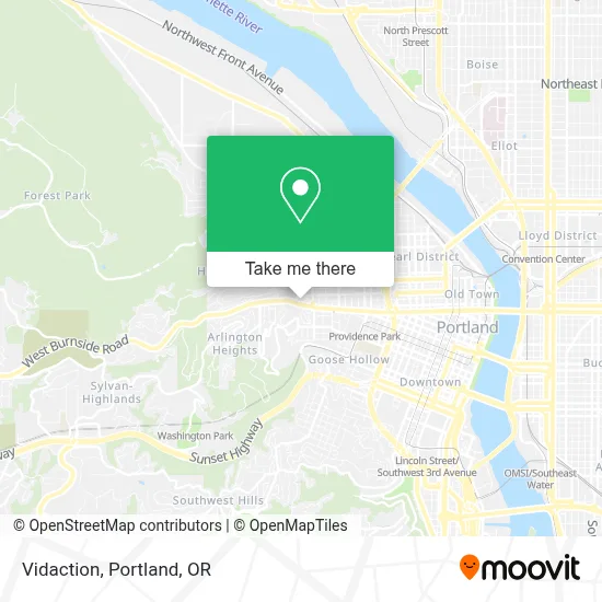 Vidaction map