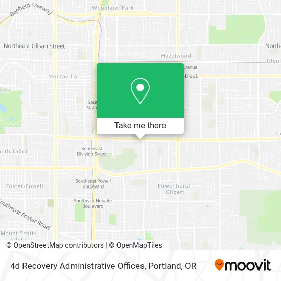 4d Recovery Administrative Offices map