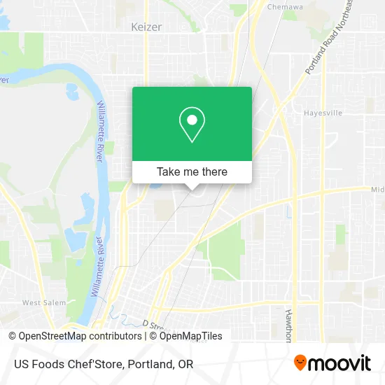 US Foods Chef'Store map