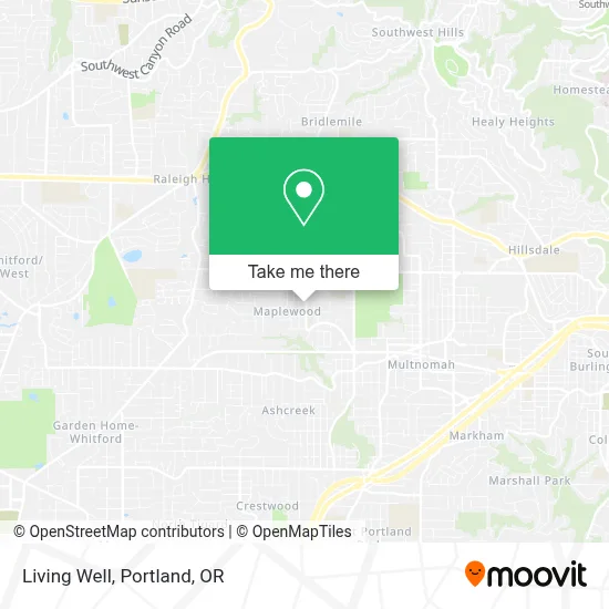 Living Well map