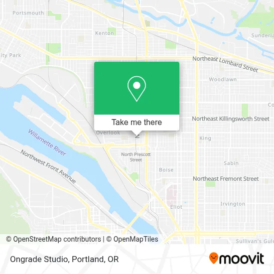 Ongrade Studio map