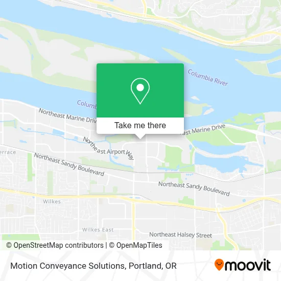 Motion Conveyance Solutions map