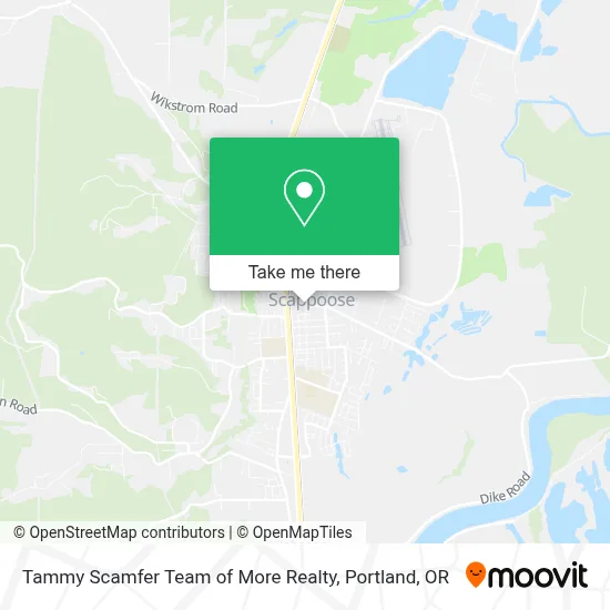 Tammy Scamfer Team of More Realty map