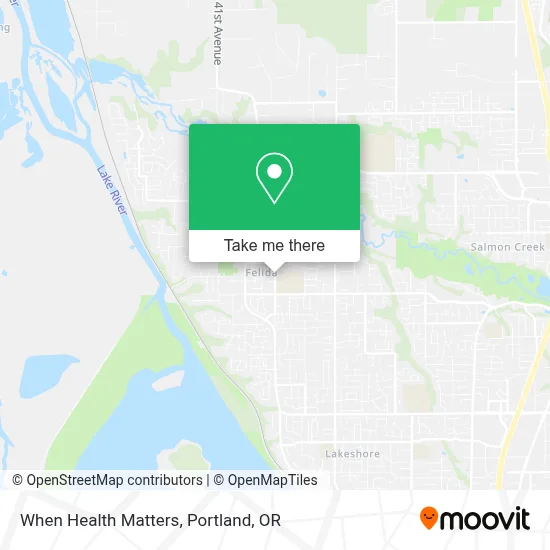 When Health Matters map