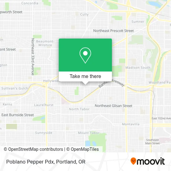 Poblano Pepper Pdx map