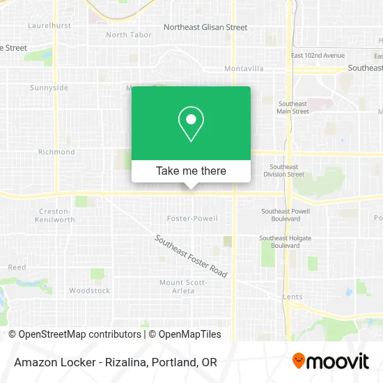 Amazon Locker - Rizalina map