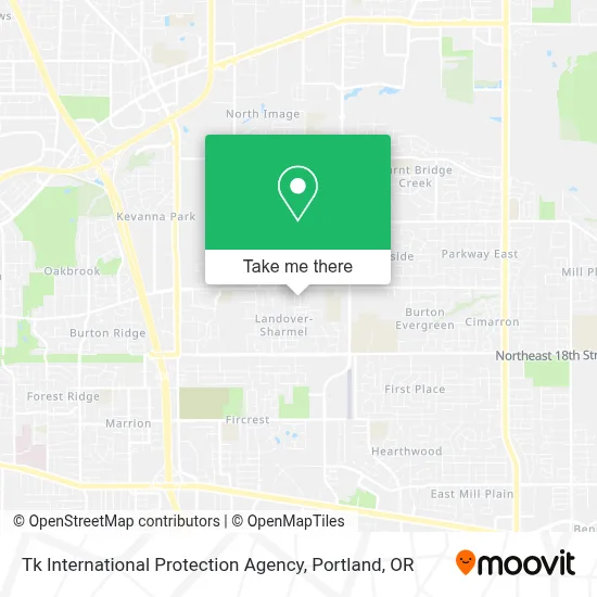 Tk International Protection Agency map