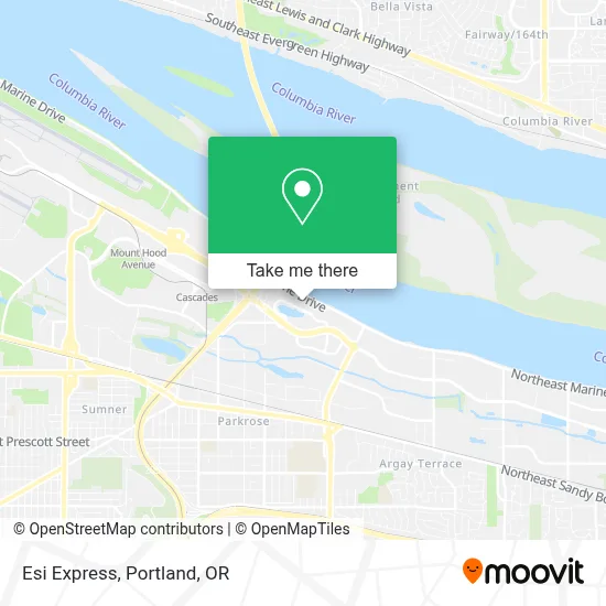 Esi Express map