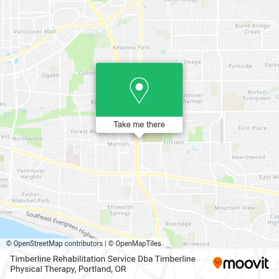 Timberline Rehabilitation Service Dba Timberline Physical Therapy map