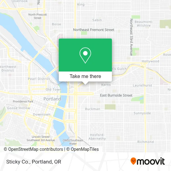 Sticky Co. map