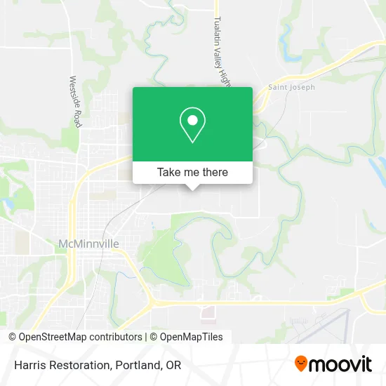 Harris Restoration map