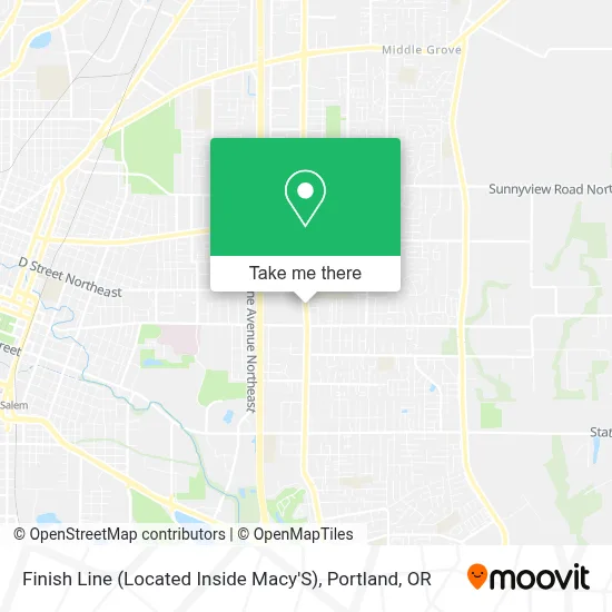 Finish Line (Located Inside Macy'S) map
